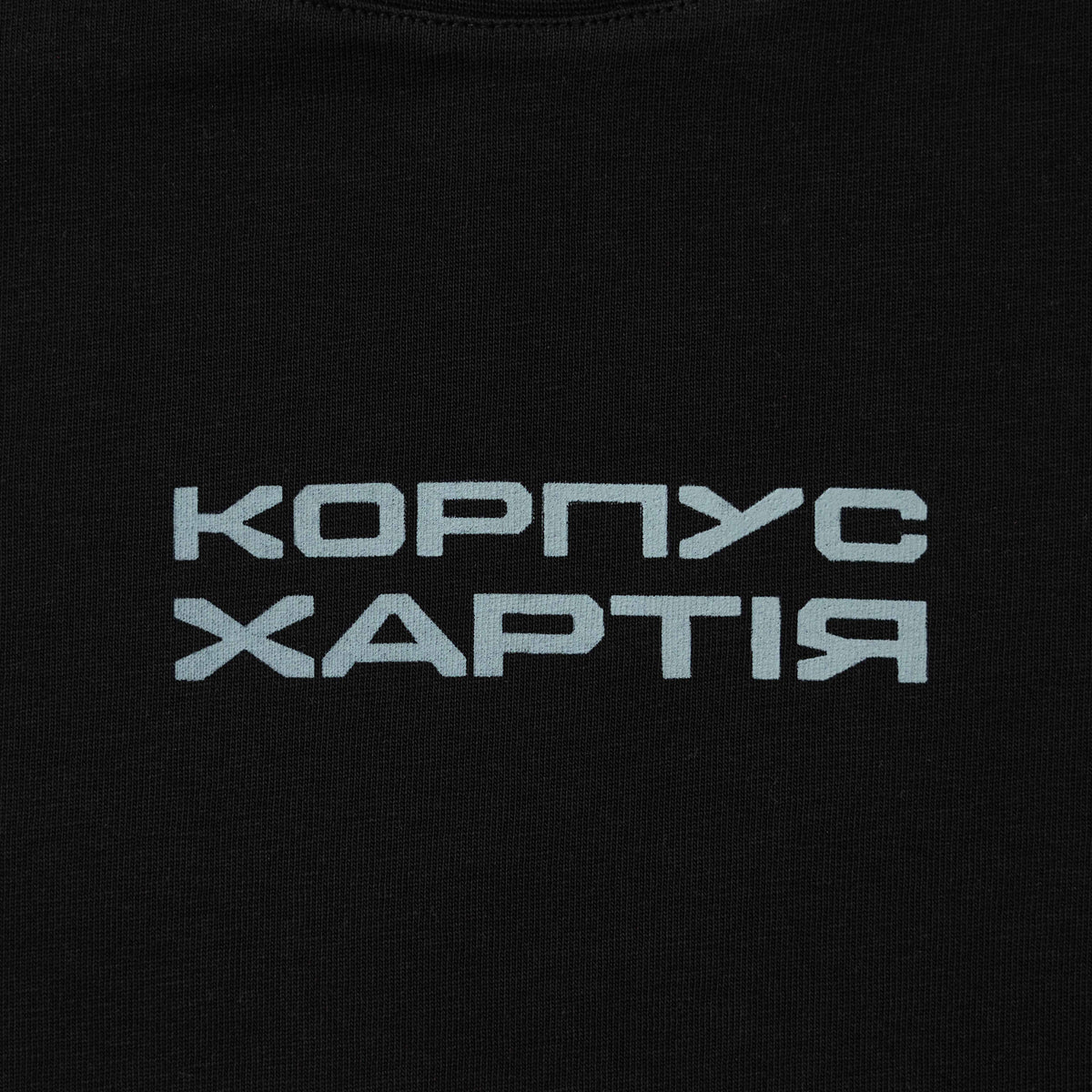 Футболка Хартія Heavy Cotton Oversized Ukraine Чорна