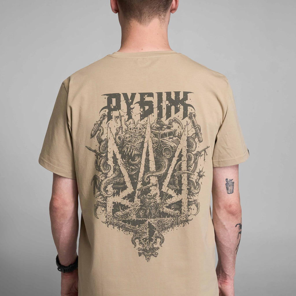 Лімітована футболка "РУБІЖ" x Bad Stories Company, Coyote
