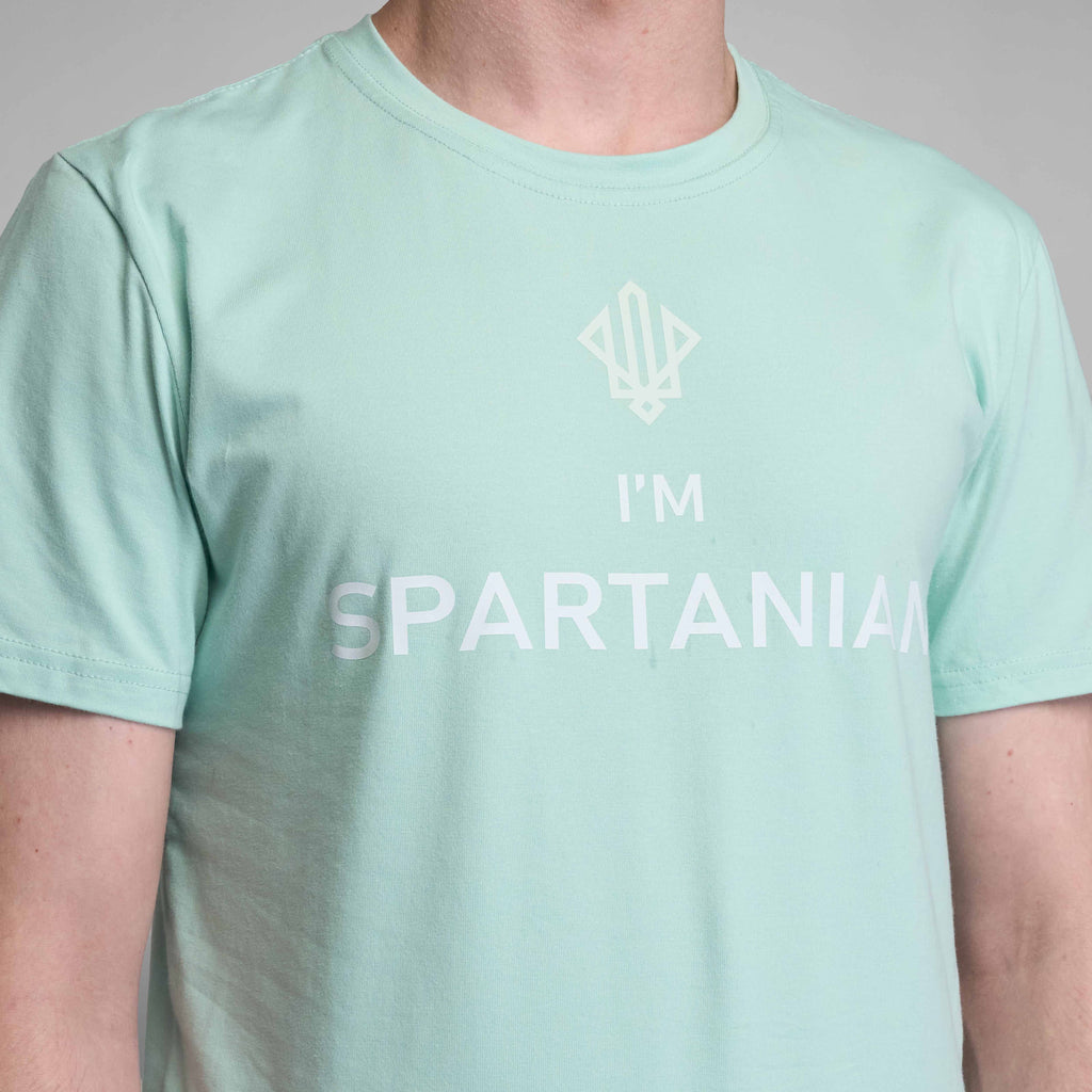Футболка «I’m SPARTANIAN», ментолова